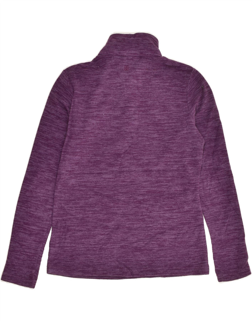 MOUNTAIN WAREHOUSE Womens Zip Neck Fleece Jumper UK  8 Small Purple | Vintage Mountain Warehouse | Thrift | Second-Hand Mountain Warehouse | Used Clothing | Messina Hembry 