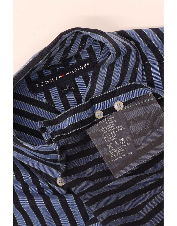 Tommy Hilfiger Mens Shirt Medium Blue Striped