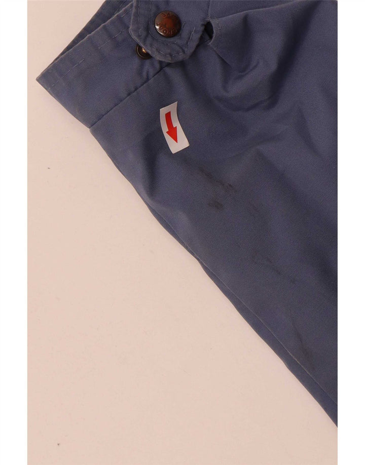 Diolen Mens Sherpa Bomber Jacket IT 52 XL Blue Polyester