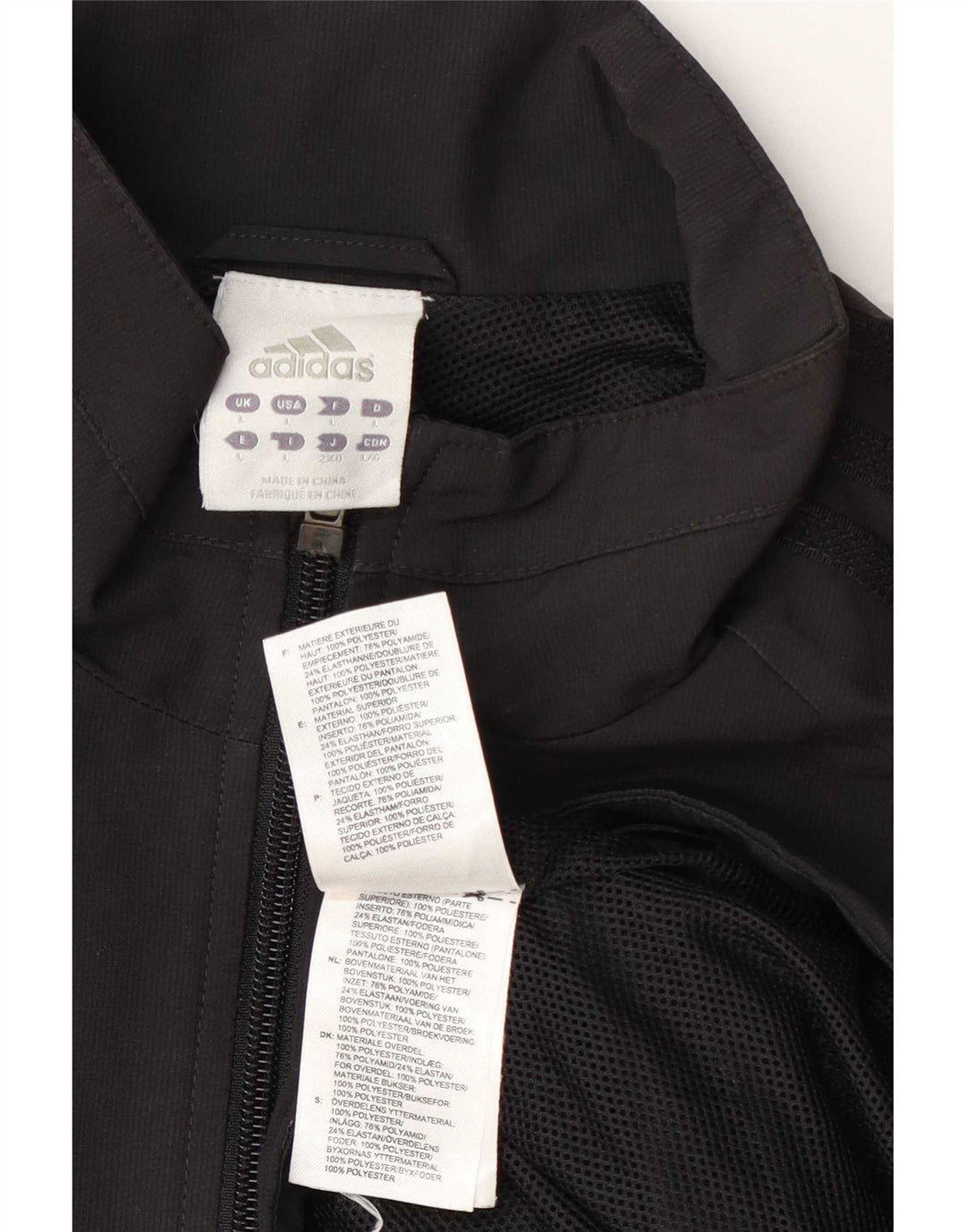 Adidas Mens Climacool Tracksuit Top Jacket Large Black Colourblock