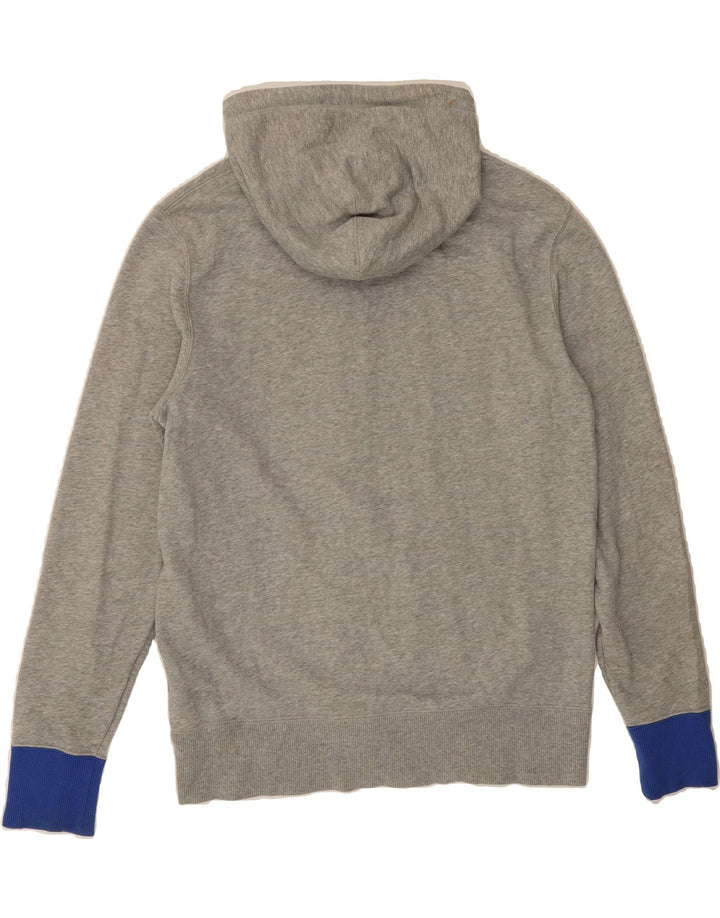 NIKE Mens Graphic Zip Hoodie Sweater Medium Grey Cotton Vintage Nike and Second-Hand Nike from Messina Hembry 