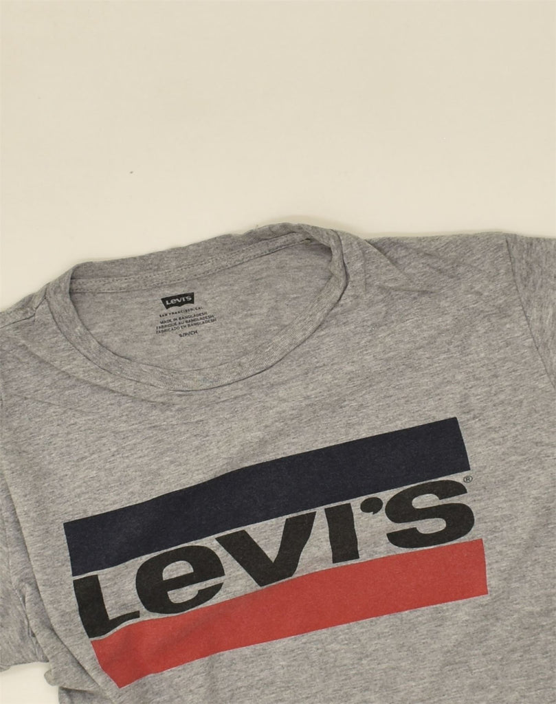 LEVI'S Mens Graphic T-Shirt Top Small Grey | Vintage Levi's | Thrift | Second-Hand Levi's | Used Clothing | Messina Hembry 