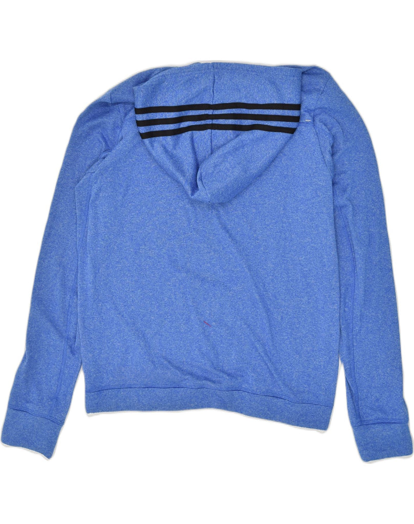 ADIDAS Mens Hoodie Jumper Medium Blue Polyester | Vintage Adidas | Thrift | Second-Hand Adidas | Used Clothing | Messina Hembry 