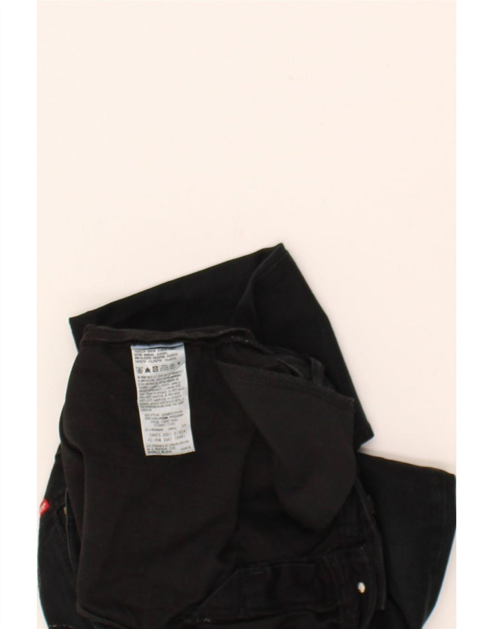 LEVI'S Womens Slim Jeans W31 L28 Black Cotton Vintage Levi's and Second-Hand Levi's from Messina Hembry 