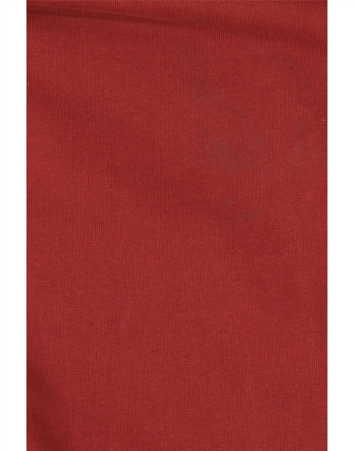LEVI'S Mens Graphic Standard Fit Sweatshirt Jumper XL Maroon Cotton
