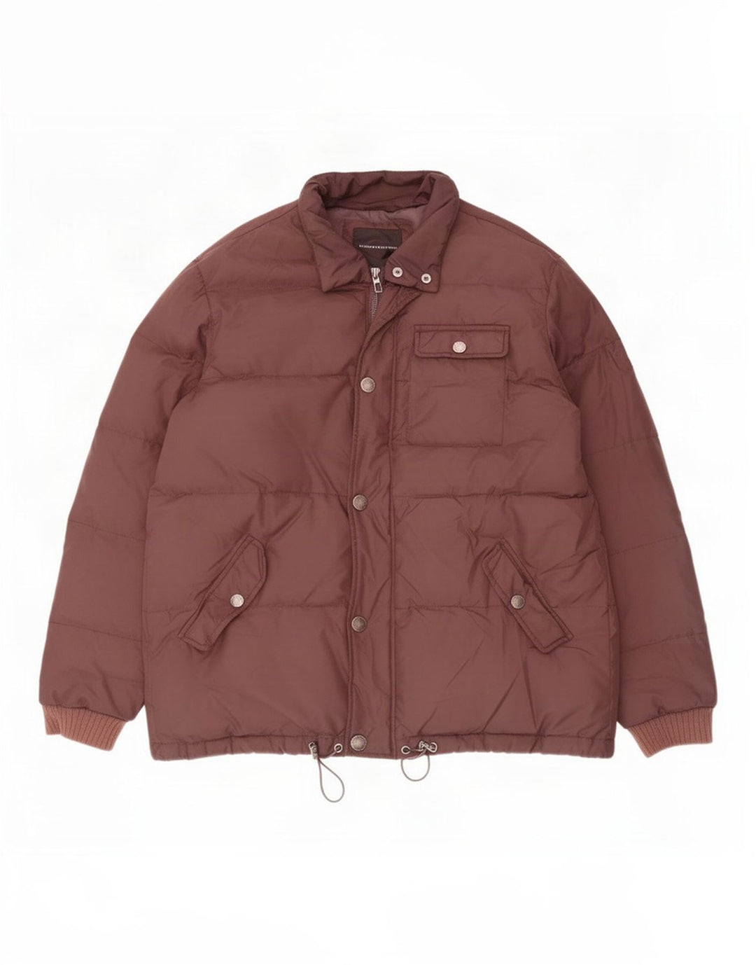 Sergio Tacchini Mens Padded Jacket IT 52 XL Brown Polyamide