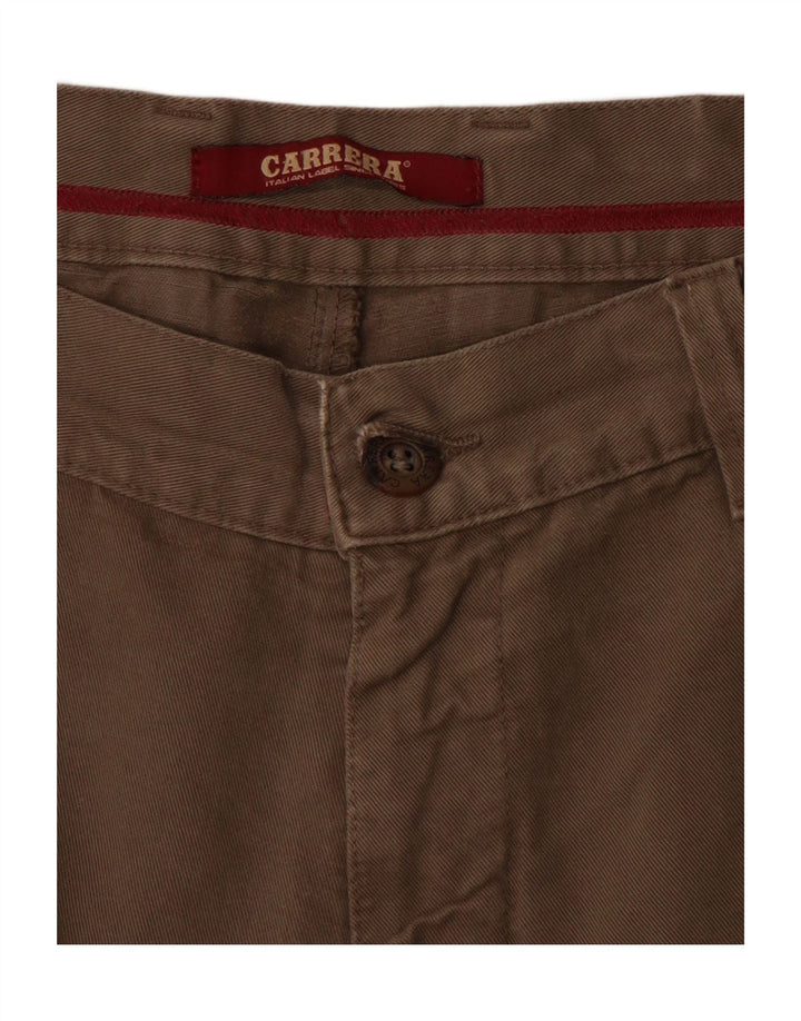 Carrera Mens Straight Chino Trousers W34 L33 Beige