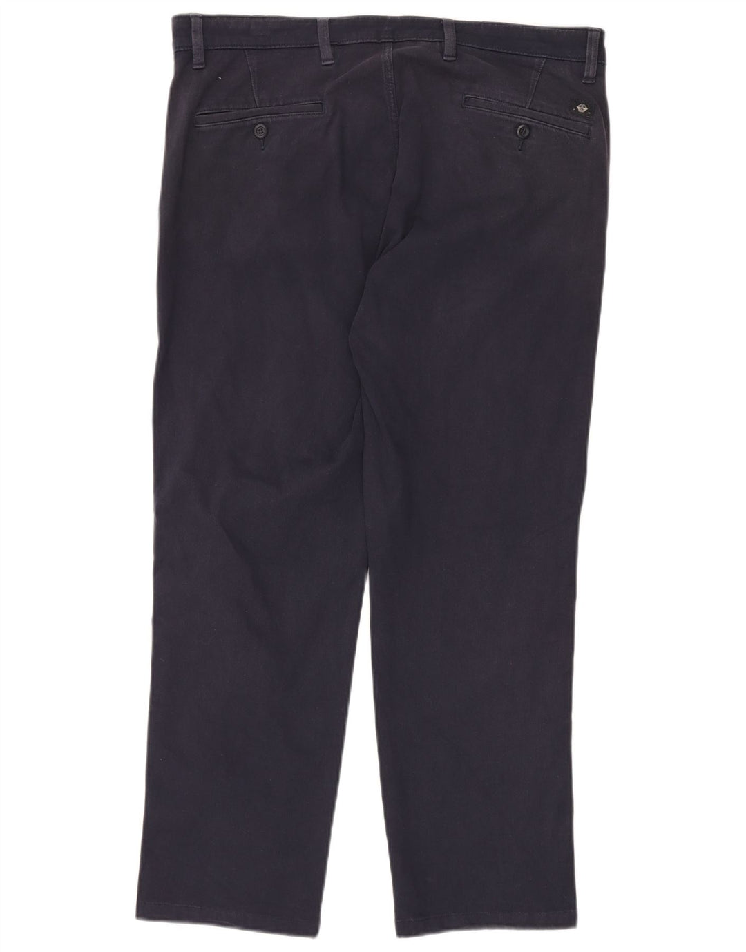 DOCKERS Mens Straight Chino Trousers W34 L27 Navy Blue Cotton