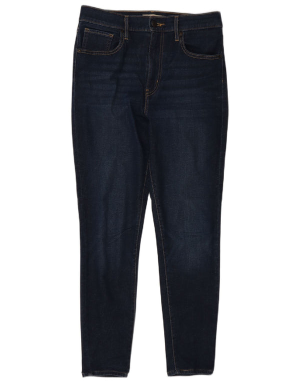 Levi's Womens Mile High Super Skinny Jeans W29 L26 Navy Blue Cotton