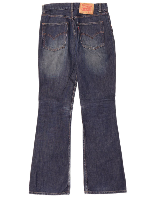 Levi's Mens 525 Bootcut Jeans W29 L34 Navy Blue Cotton