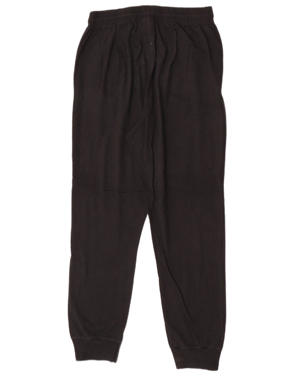 Champion Mens Tracksuit Trousers Joggers Large Black Cotton