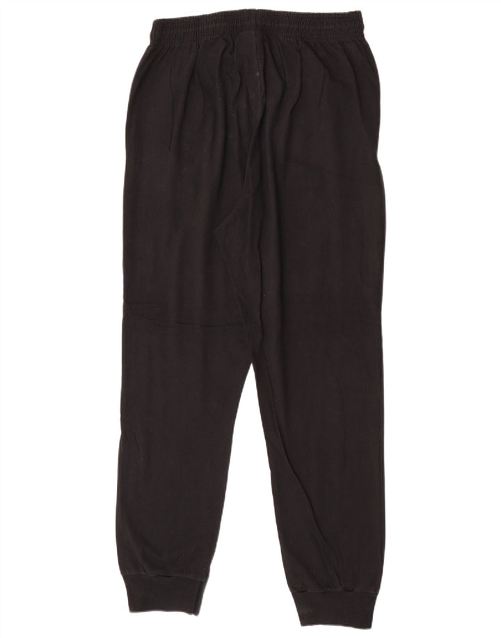 Champion Mens Tracksuit Trousers Joggers Large Black Cotton