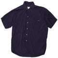 WRANGLER Mens Short Sleeve Shirt Large Navy Blue
