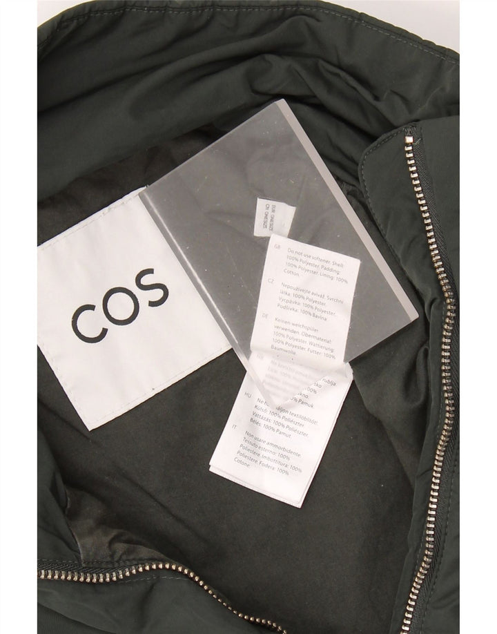 Cos Womens Poncho Gilet One Size Khaki Polyester