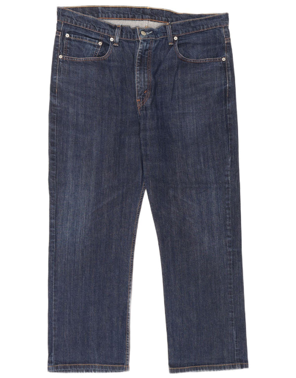 Levi's Mens Straight Jeans W38 L28 Blue Cotton