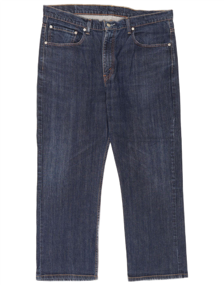 Levi's Mens Straight Jeans W38 L28 Blue Cotton