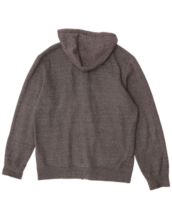 Champion Mens Zip Hoodie Sweater XL Grey Colourblock Cotton
