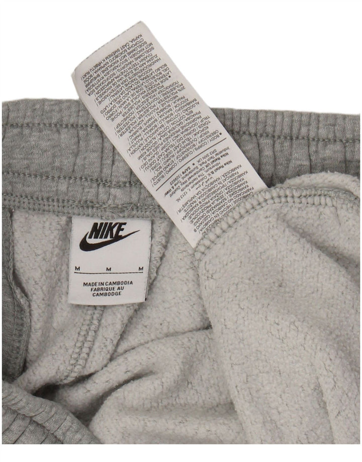NIKE Mens Tracksuit Trousers Joggers Medium  Grey Cotton