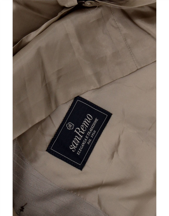 San Remo Mens Waistcoat Medium Grey Pinstripe