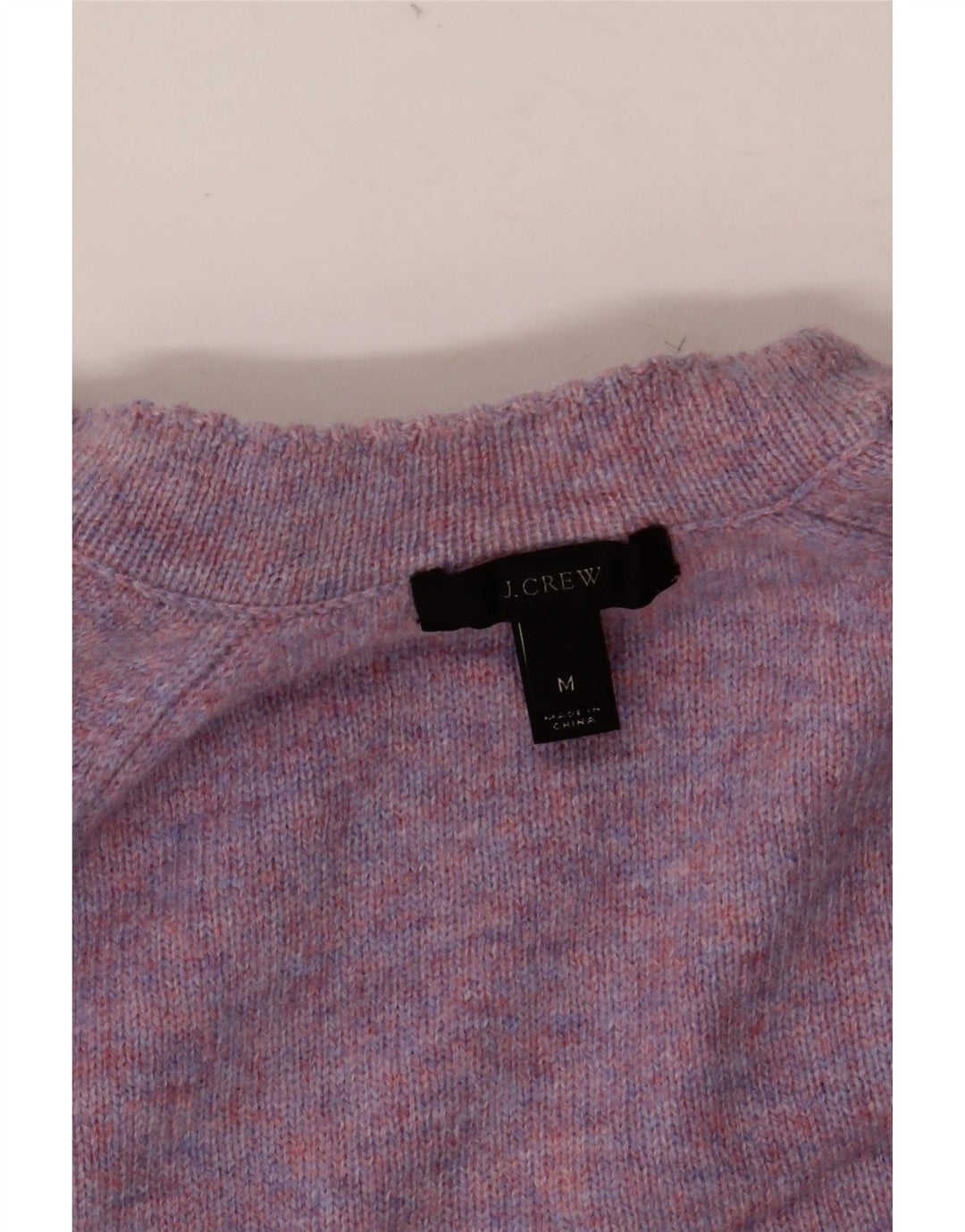 J. CREW Womens Crew Neck Jumper Sweater UK 14 Medium Purple