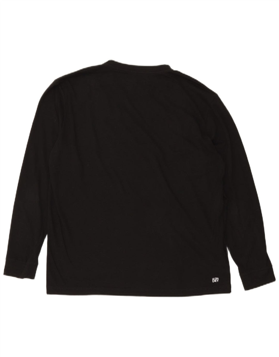 Lacoste Mens Top Long Sleeve Size 5 Large Black Cotton