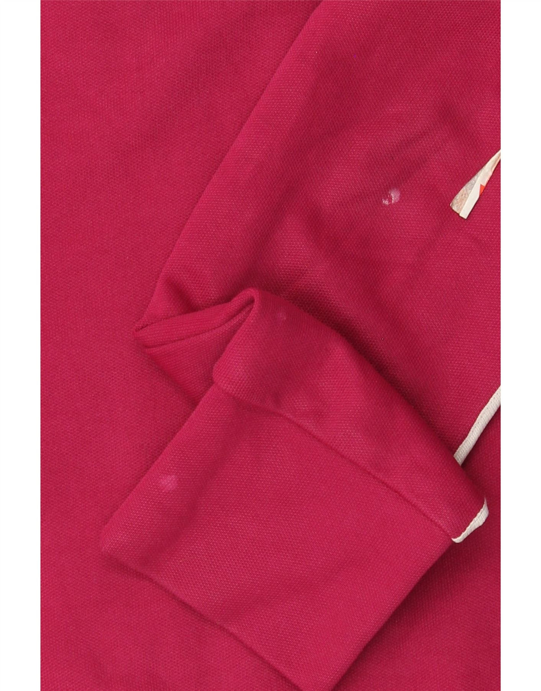 Adidas Womens Tracksuit Top Jacket IT 40 Small Pink Colourblock Cotton