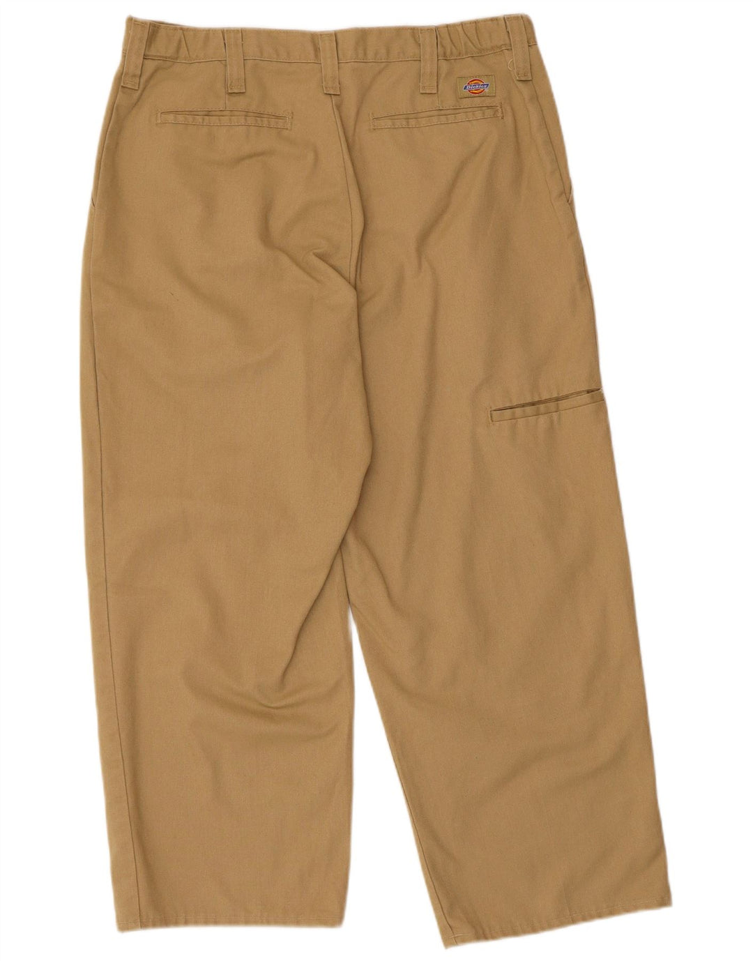 Dickies Mens Straight Cargo Trousers W34 L26 Beige Polyester