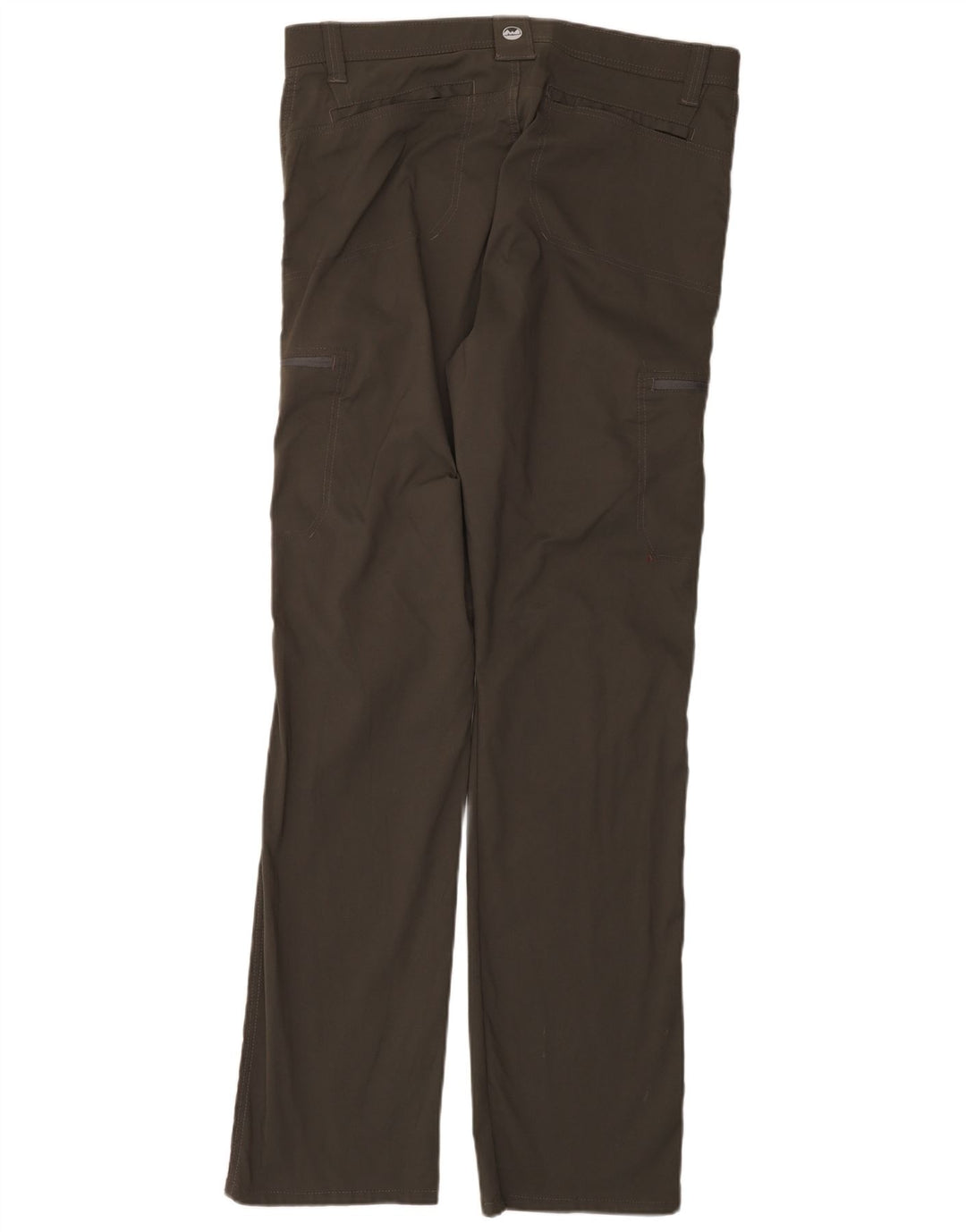 WRANGLER Mens Straight Cargo Trousers W36 L34 Grey Nylon