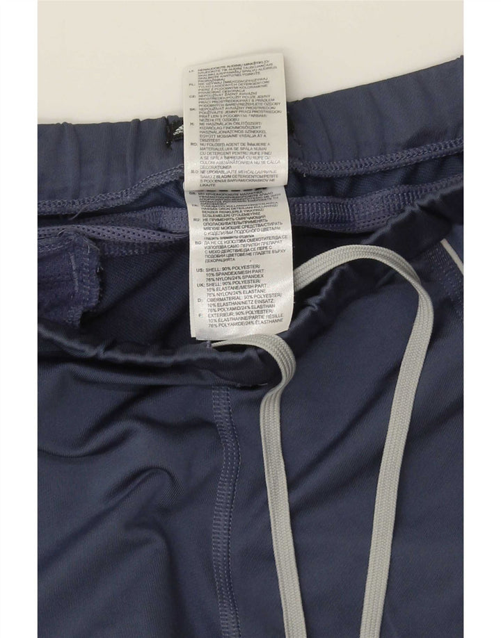 Adidas Womens Response Capri Leggings UK 12 Medium Navy Blue Polyester