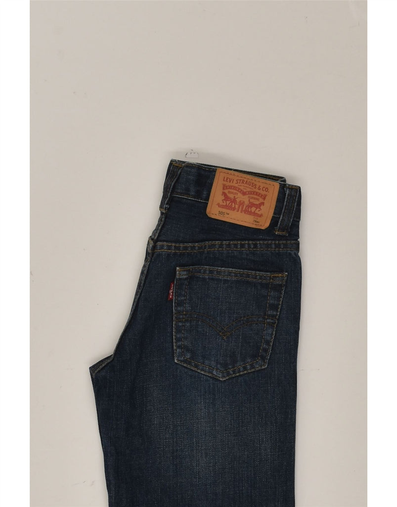 LEVI'S Boys 505 Regular Straight Jeans 7-8 Years W22 L20 Blue Cotton | Vintage Levi's | Thrift | Second-Hand Levi's | Used Clothing | Messina Hembry 