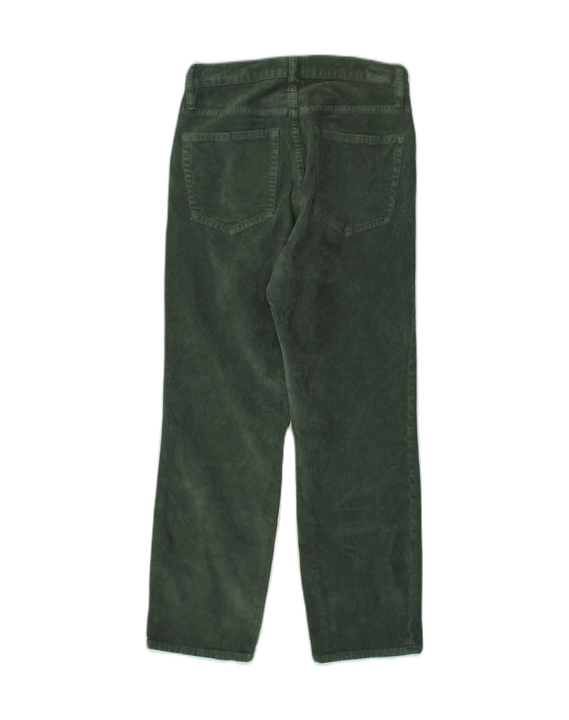 J. CREW Womens Straight Casual Trousers W26 L25 Green Cotton | Vintage J. Crew | Thrift | Second-Hand J. Crew | Used Clothing | Messina Hembry 