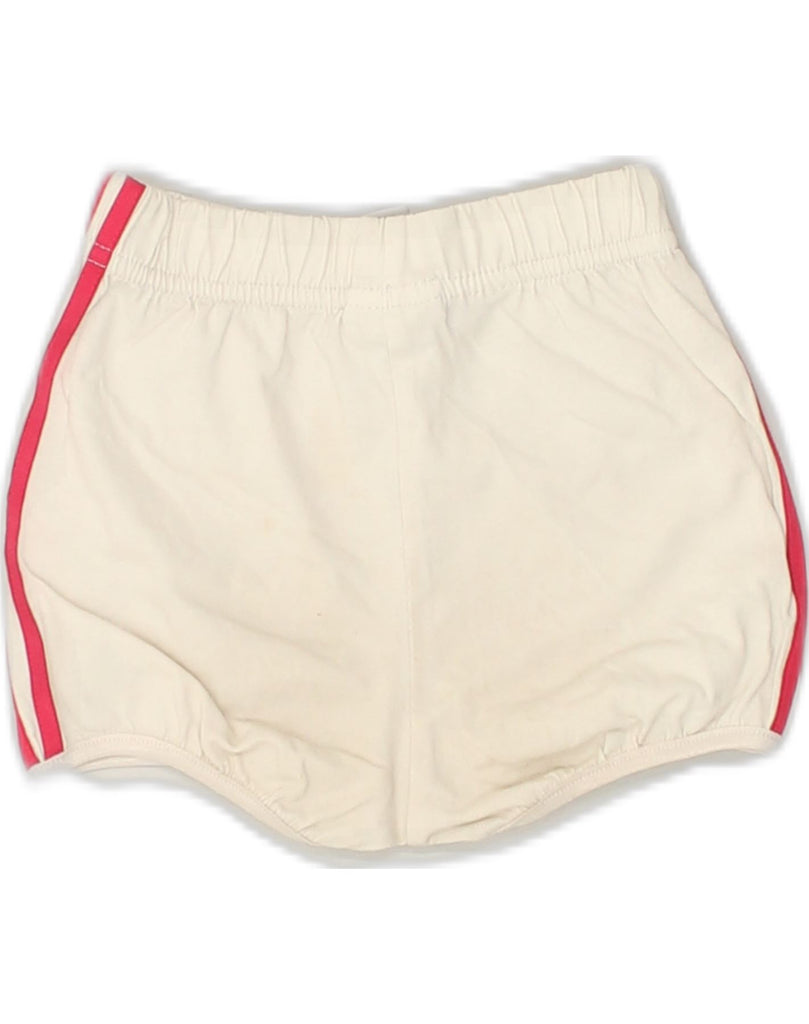 ADIDAS Baby Girls Sport Shorts 6-9 Months Off White | Vintage Adidas | Thrift | Second-Hand Adidas | Used Clothing | Messina Hembry 