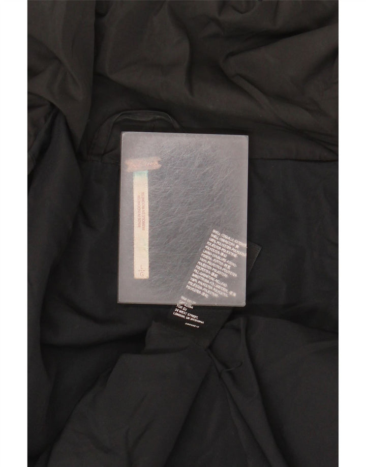 Free People Womens Oversized Padded Jacket UK 16 Large Black Polyester