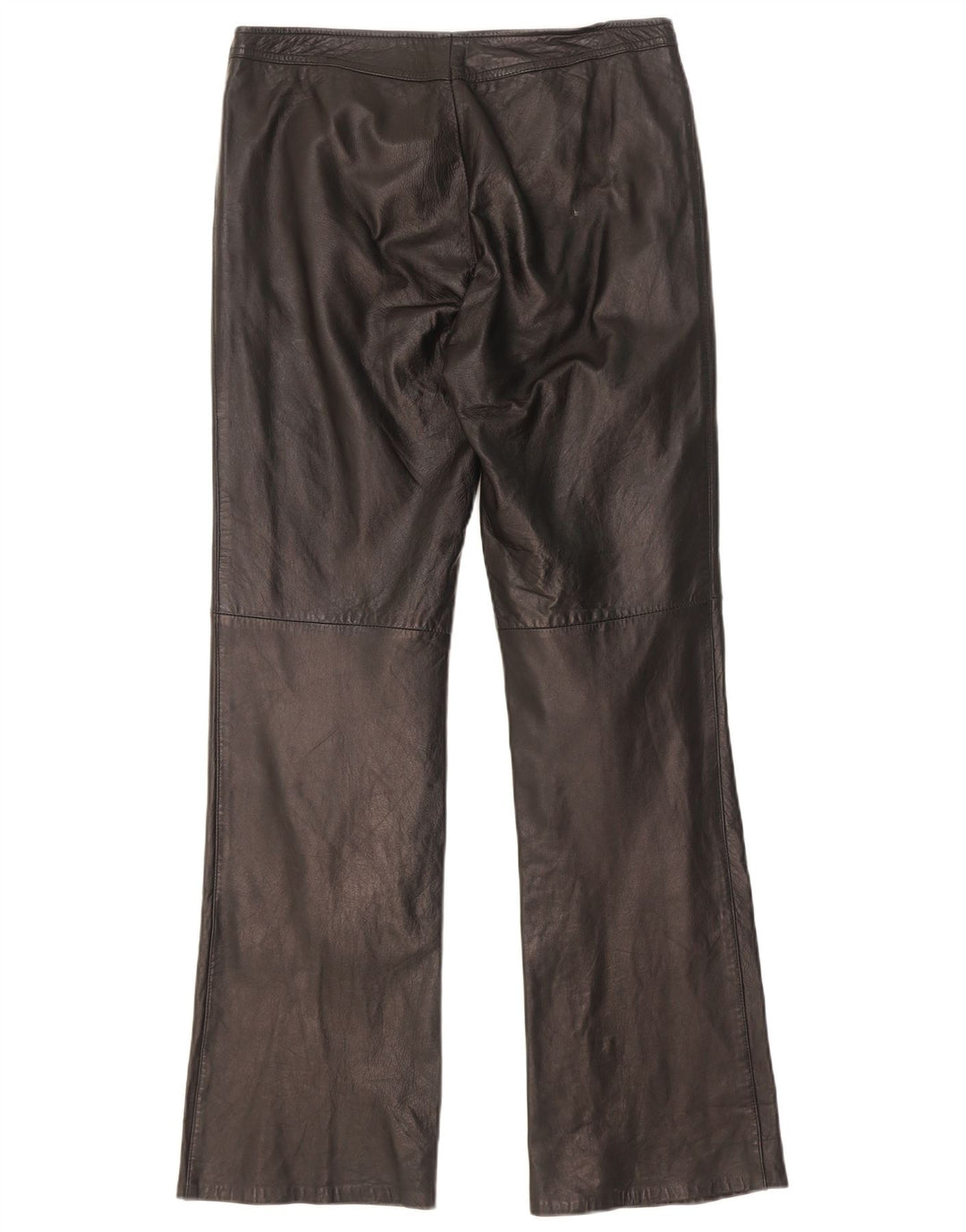 Dakota Womens Bootcut Leather Trousers W30 L31 Black