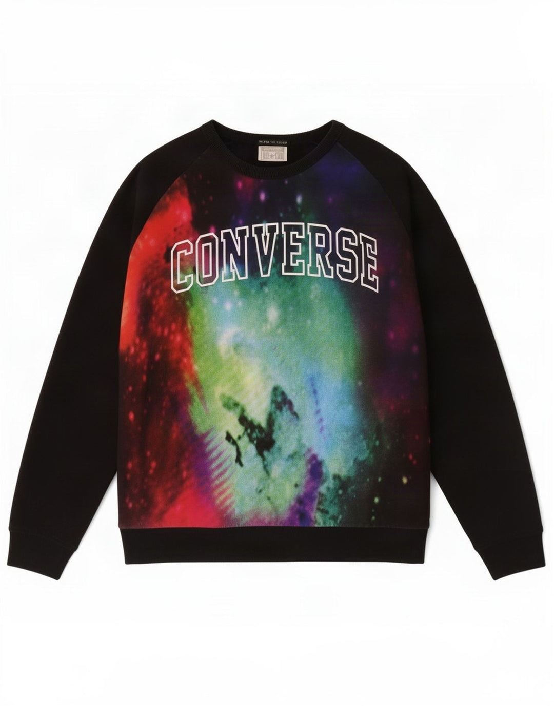 Converse Womens Graphic Sweatshirt Jumper 2XL Black Cotton