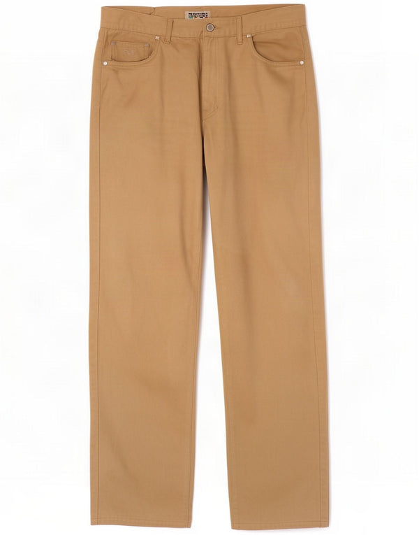 Missoni Mens Straight Casual Trousers IT 52 XL W34 L32 Beige Cotton