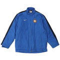 Nike Boys Inter Milan Windbreaker Jacket 8-9 Years Small Blue Colourblock