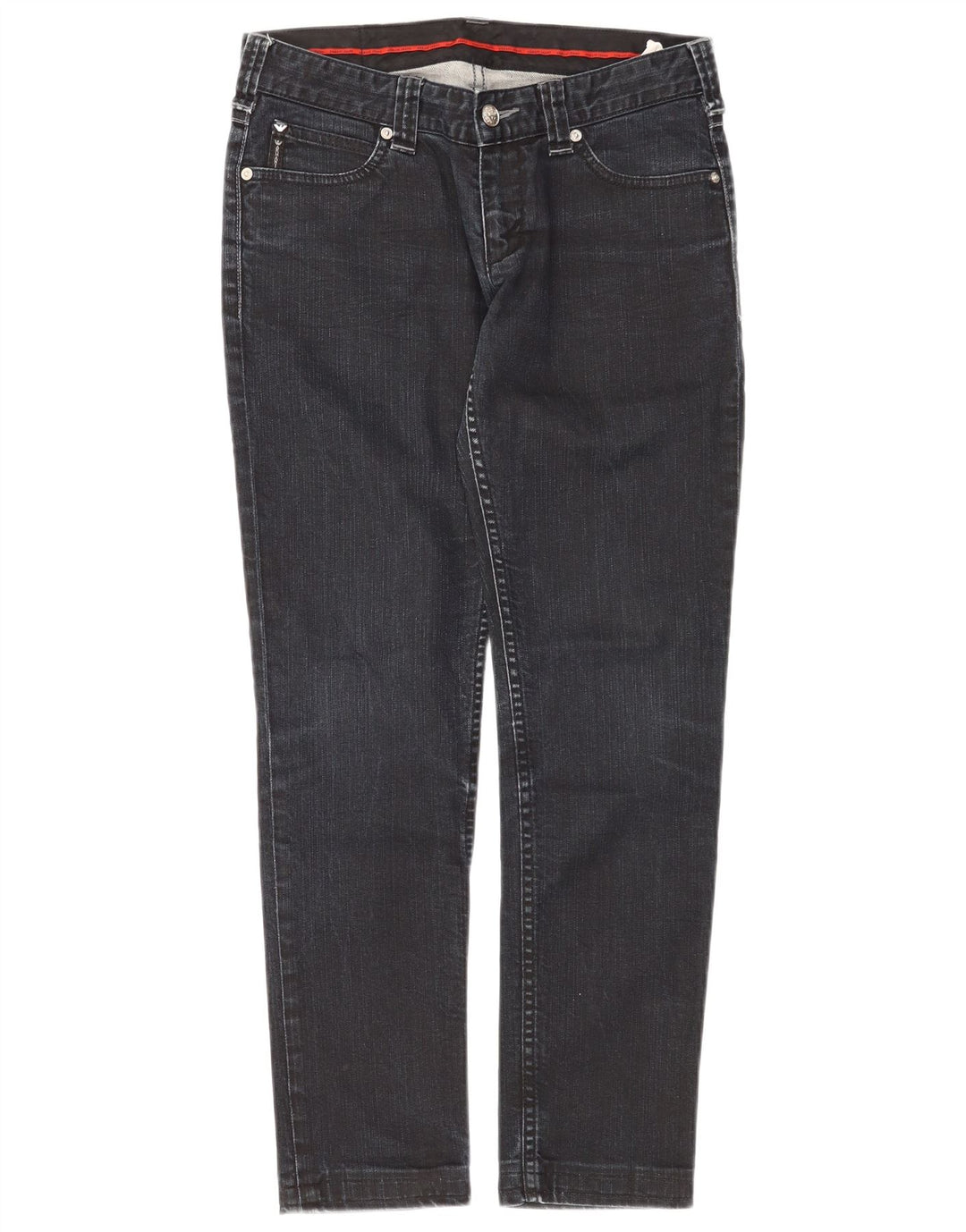 Armani Womens Slim Jeans  W27 L28 Navy Blue Cotton