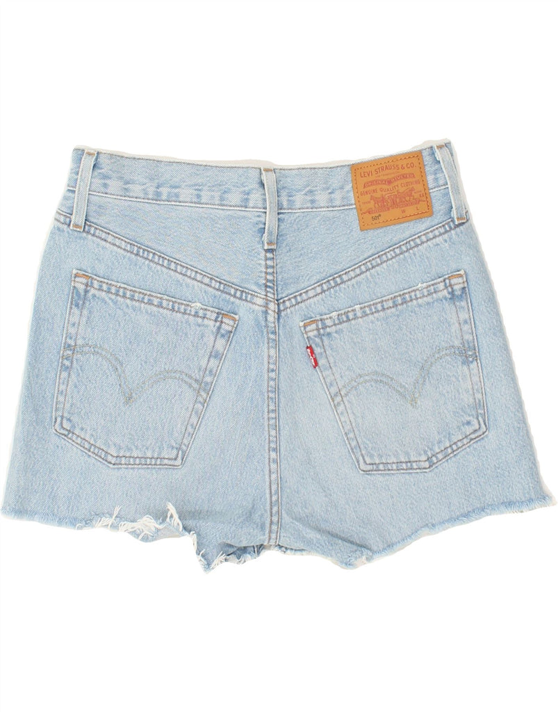 LEVI'S Womens 501 Denim Shorts W25 XS Blue Cotton | Vintage Levi's | Thrift | Second-Hand Levi's | Used Clothing | Messina Hembry 