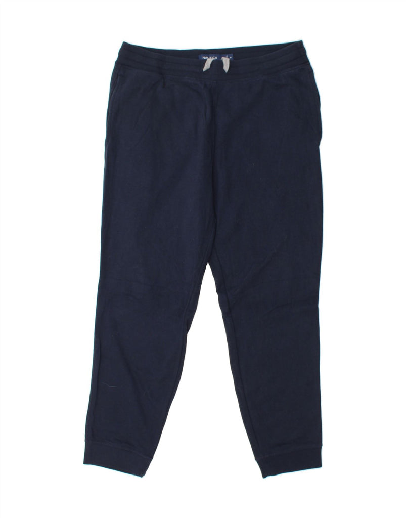 NAUTICA Mens Tracksuit Trousers Joggers Medium  Navy Blue Cotton Vintage Nautica and Second-Hand Nautica from Messina Hembry 