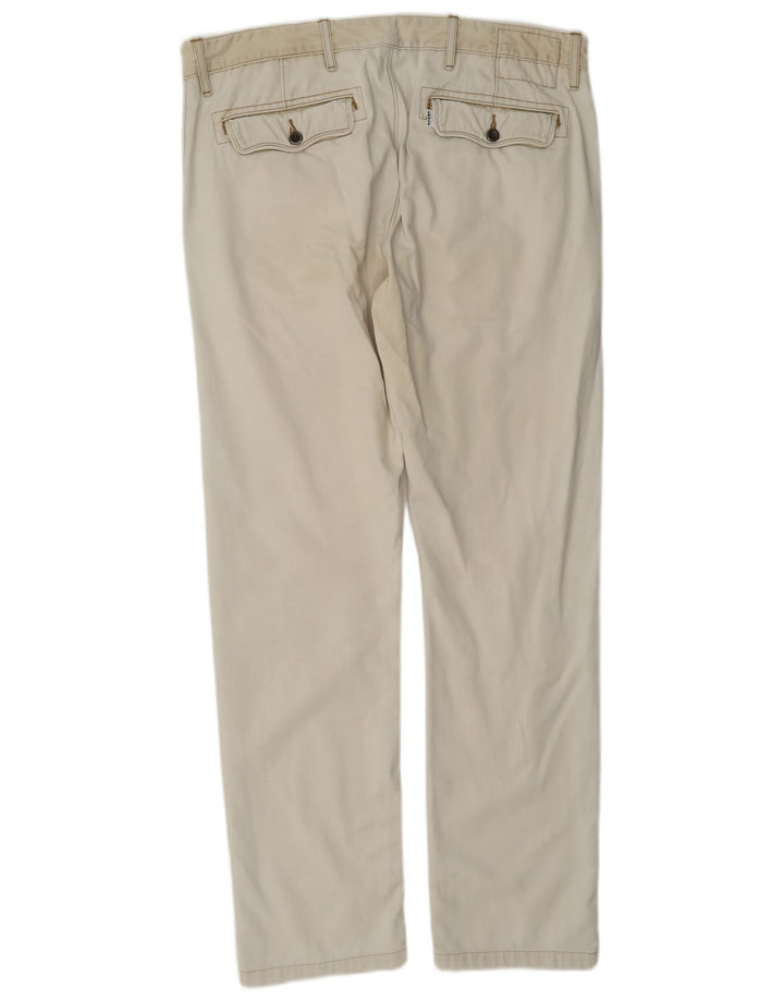 Levi's Mens Straight Chino Trousers W38 L32 White