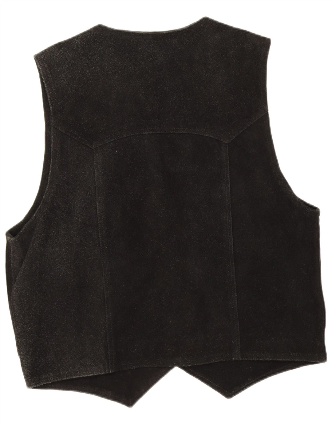 Highway 1 Mens Suede Waistcoat 2XL Black Leather