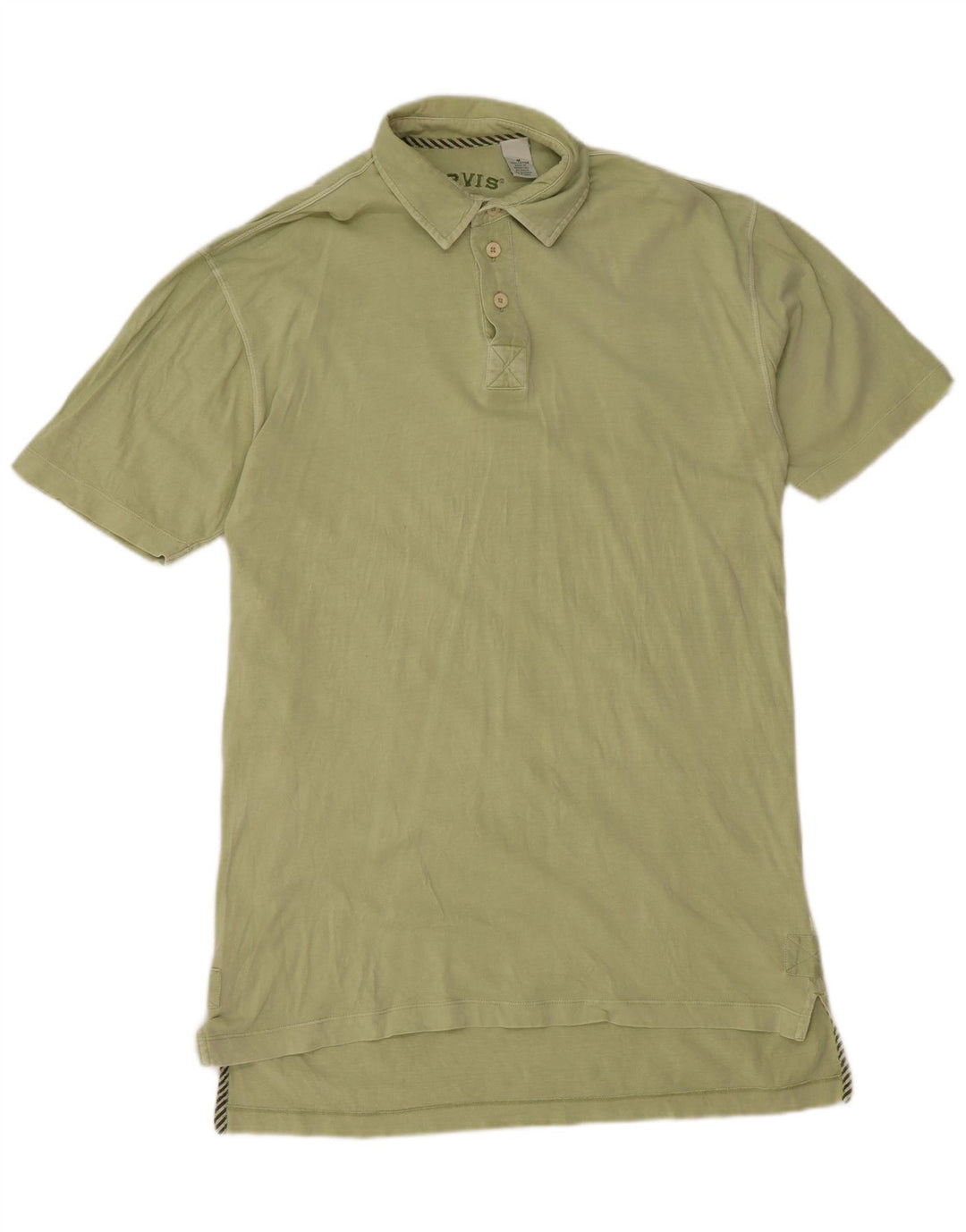 ORVIS Mens Polo Shirt Medium Green Cotton