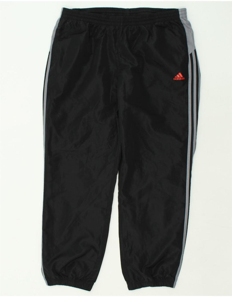 ADIDAS Mens Tracksuit Trousers Joggers 2XL Black Polyester | Vintage Adidas | Thrift | Second-Hand Adidas | Used Clothing | Messina Hembry 