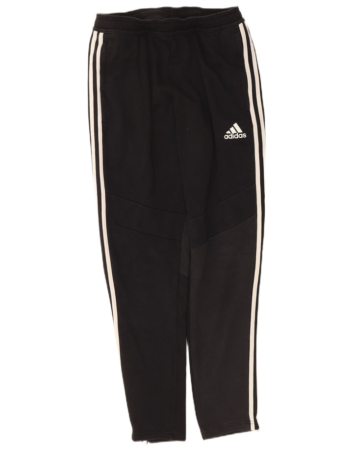 Adidas Mens Tracksuit Trousers Small  Black Cotton