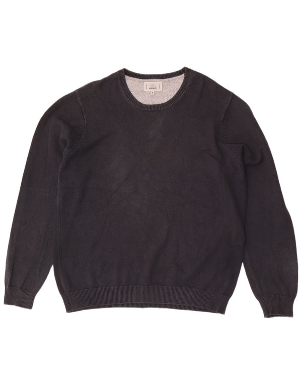 Marks & Spencer Mens Regular Fit Crew Neck Jumper Sweater Medium Black