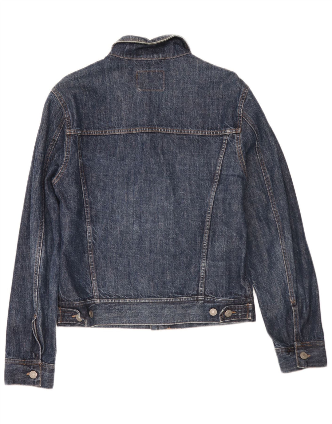 Sisley Mens Denim Jacket UK 36 Small Navy Blue
