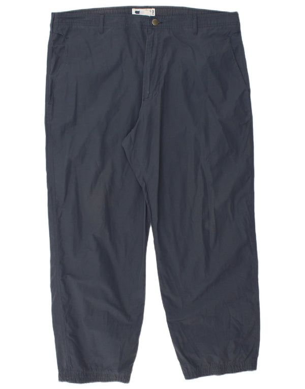 Fila Mens Straight Chino Trousers IT 52/54 XL W38 L26 Navy Blue