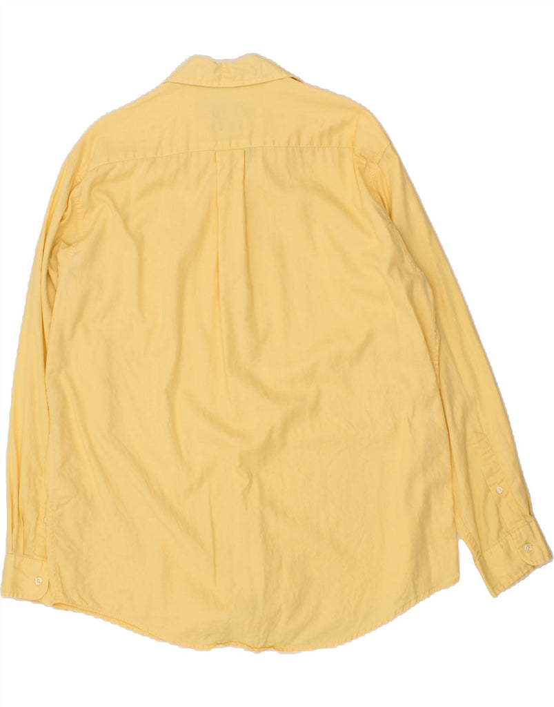 J. CREW Mens Shirt Large Yellow Cotton Vintage J. Crew and Second-Hand J. Crew from Messina Hembry 