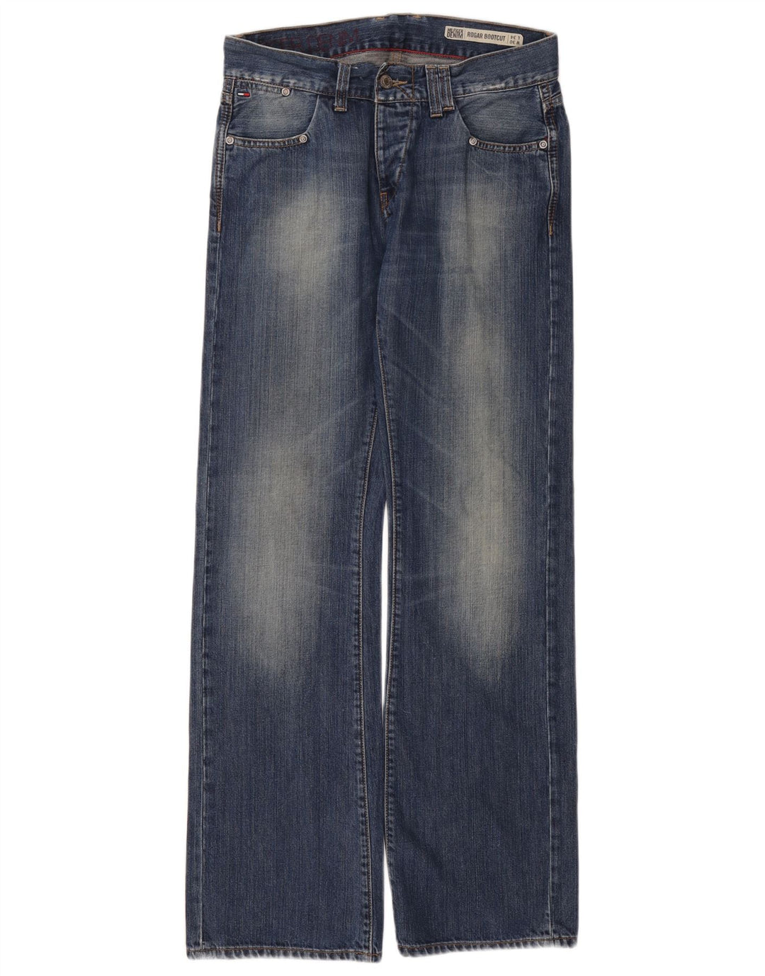 Tommy Hilfiger Womens Roger Bootcut Jeans W30 L34 Blue Cotton